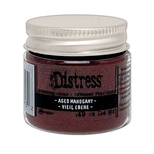 Ranger Tim Holtz Embossing Glaze - Rusty Hinge Color, Translucent Powder For Layering, 0.49 Oz
