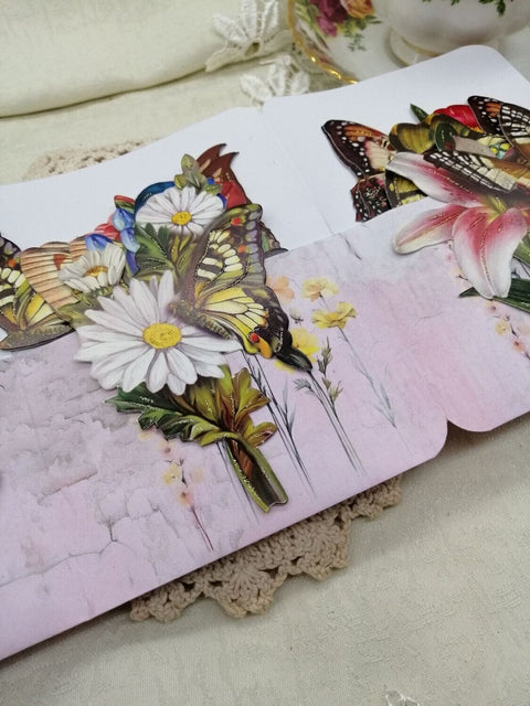 Die Cuts "Butterfly Flowers" // 27 Stück