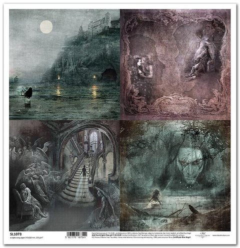 Gothic Stories // 1 Blatt // 30,5 cm x 30,5 cm