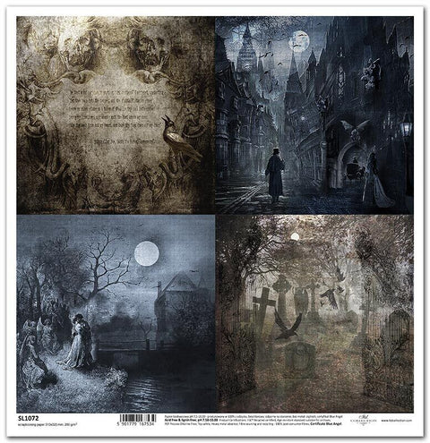 Gothic Stories // 1 Blatt // 30,5 cm x 30,5 cm
