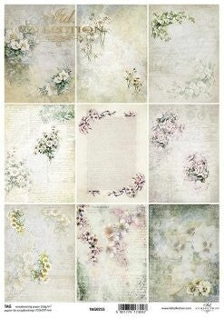 Flower Post White // 1 Blatt // DIN A 4