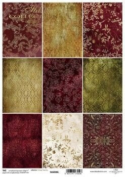 Vintage Tapestry // Tags // 1 Blatt // DIN A 4