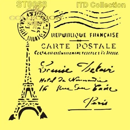 Schablone - Stencil "Paris"