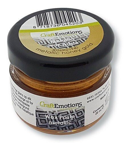 CraftEmotions Wax Paste "Honiggold" // 20 ml