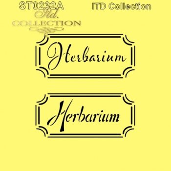 Schablone - Stencil "Herbarium II"