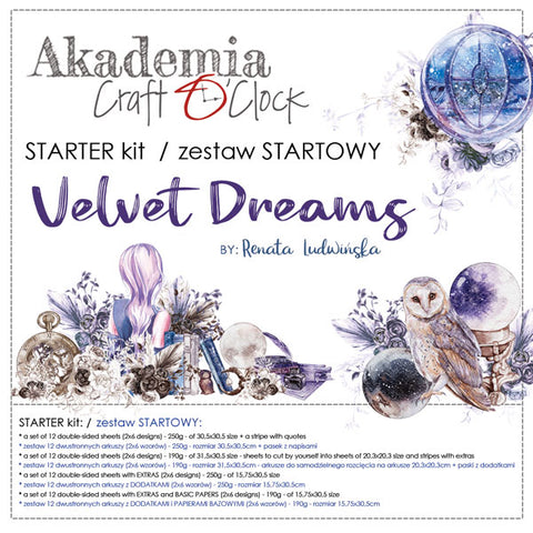 Kreativset "Velvet Dreams" // Craft O'Clock