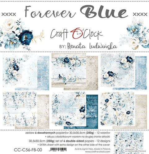 "Forever Blue" // Craft O'Clock // 30,5 x 30,5 cm