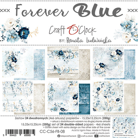 Forever Blue // Craft O'Clock // 15,25 cm x 15,25 cm