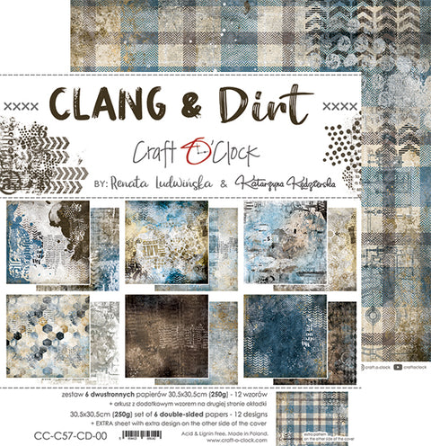 "Clang & Dirt" // Craft O'Clock // 30,5 x 30,5 cm