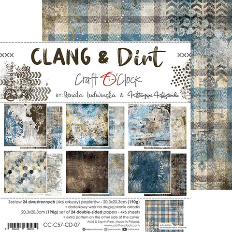 Clang & Dirt // Craft O'Clock // 20,3 cm x 20,3 cm