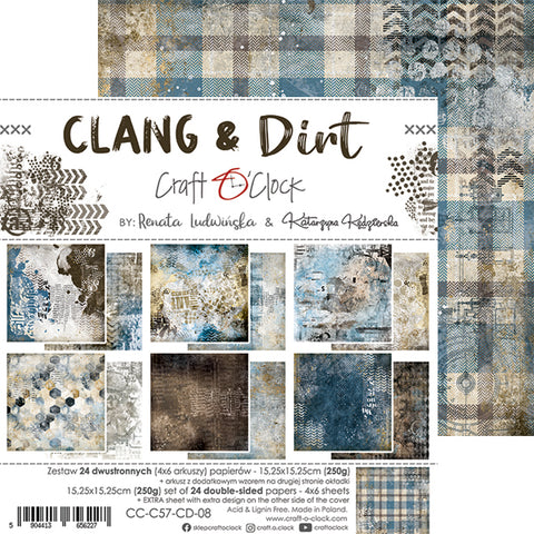 Clang & Dirt // Craft O'Clock // 15,25 cm x 15,25 cm