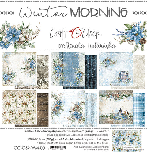 "Winter Morning" // Craft O'Clock // 30,5 x 30,5 cm