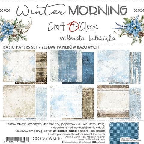 "Winter Morning" // Craft O'Clock // Basic Papers 20,3 cm x 20,3 cm