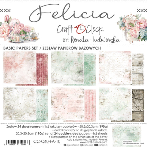 "Felicia" // Craft O'Clock // Basic Papers 20,3 cm x 20,3 cm