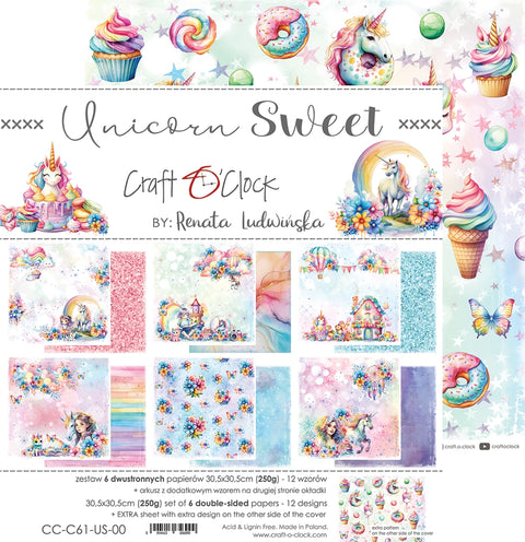 "Unicorn Sweet" // Craft O'Clock // 30,5 x 30,5 cm