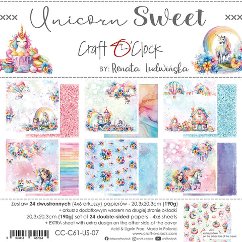 "Unicorn Sweet" // Craft O'Clock // 20,3 cm x 20,3 cm