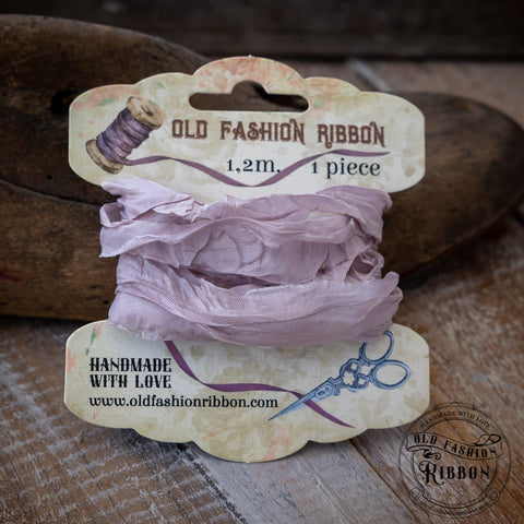 Old Fashion Ribbon // "pearl rose" // Satinband // 1,20 bis 1,40 m lang - 2 cm breit