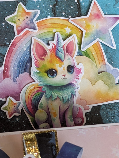 Explosionsbox "Unicorn Sweet" - handgemacht von Lena