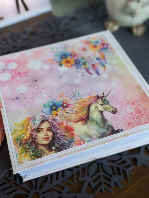 Fotoalbum "Unicorn Sweet" - handgemacht von Lena
