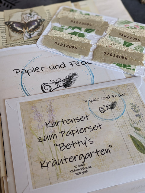 Starter Journal "Betty's Kräutergarten" mit Starter-Mappe