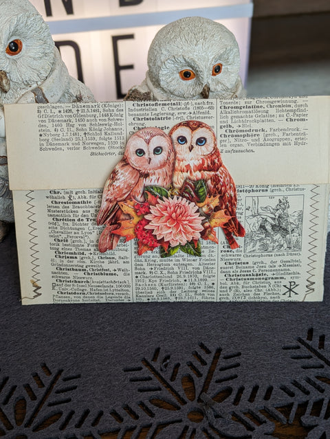 Die Cuts "Flower Owls" // 27 Stück