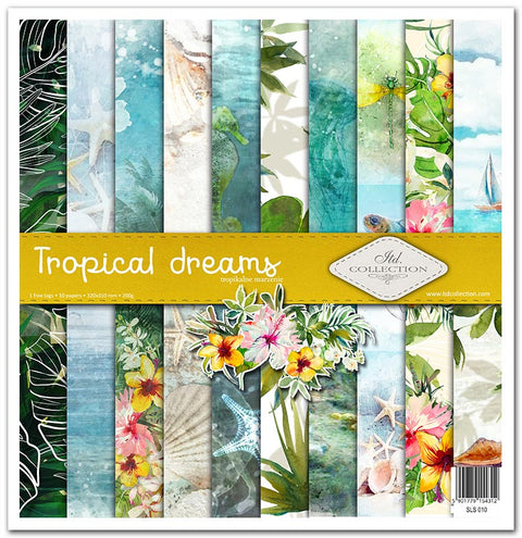 Tropical Dreams // 30,5 cm x 30,5 cm Scrapbooking Papier - Set // ITD