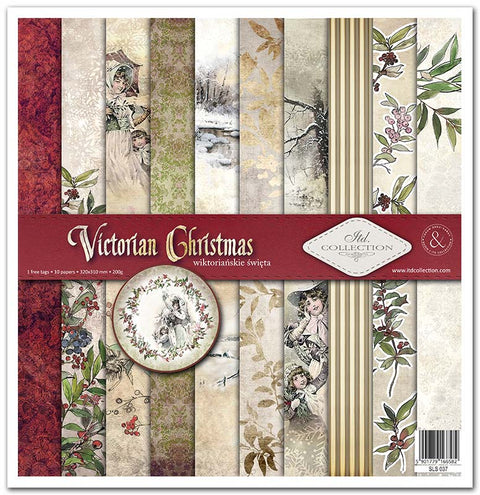 Victorian Christmas // 30,5 cm x 30,5 cm Scrapbooking Papier - Set // ITD