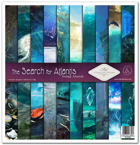 The Search for Atlantis // 30,5 cm x 30,5 cm Scrapbooking Papier - Set // ITD
