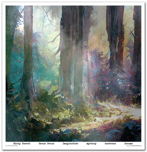 Mysterious Forest // 30,5 cm x 30,5 cm Scrapbooking Papier - Set // ITD