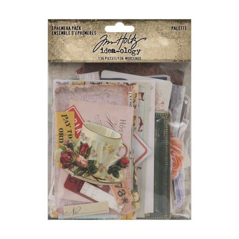 Tim Holtz // Ephemera Pack groß "Palette" // 136 Stück