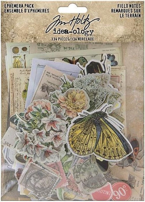 Tim Holtz Field Notes Ephemera Pack