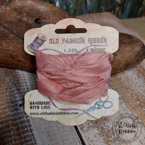 Old Fashion Ribbon // "powder pink" // Satinband // 1,20 bis 1,40 m lang - 2 cm breit
