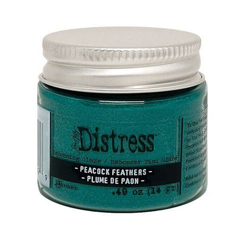Ranger Distress Embossing Glaze "peacock feathers"
