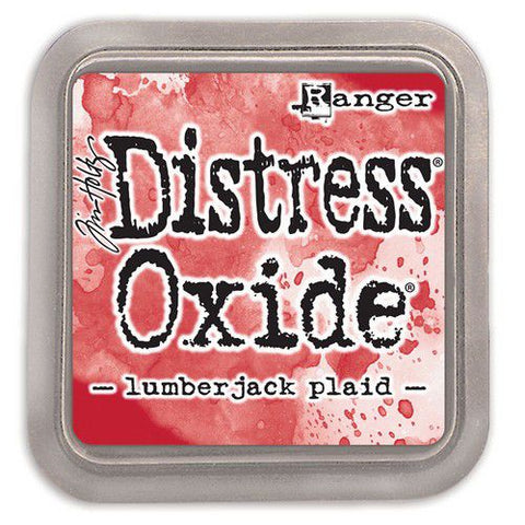 Ranger // Distress Oxide // lumberjack plaid