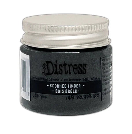 Ranger Distress Embossing Glaze "scorched timber"