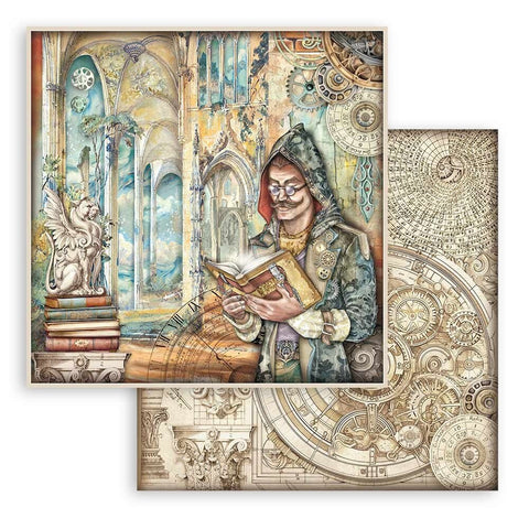 "Sir Vagabond in Fantasy World" // Stamperia Papierset // 20 cm x 20 cm