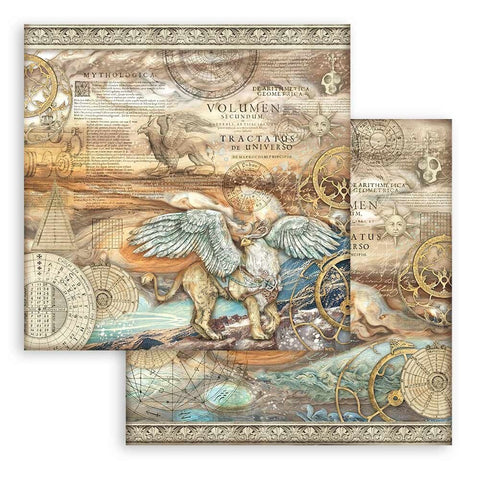 "Sir Vagabond in Fantasy World" // Stamperia Papierset // 20 cm x 20 cm