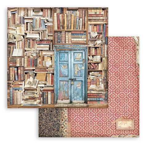 "Vintage Library" // Stamperia Papierset // 20 cm x 20 cm