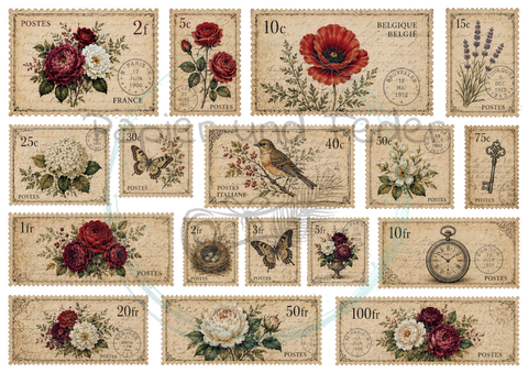 Design paper "Betty's herb garden" // 12 pages // DIN A 4 // printed on both sides