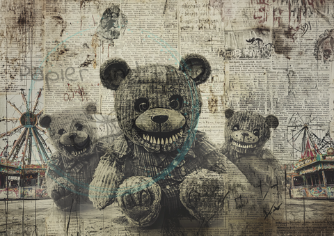 Paper set "Hully Night 2024" // Paper &amp; Feather