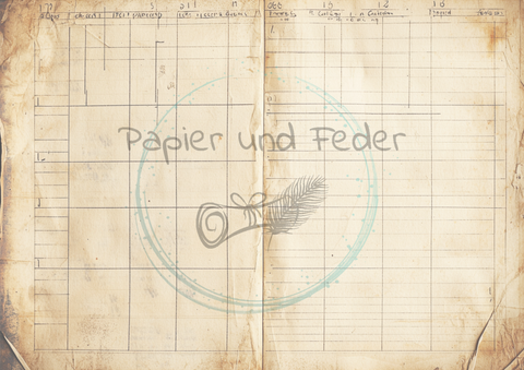 Designpapier "Betty's Kräuterapotheke" // 12 Seiten // DIN A 4 // doppelseitig bedruckt