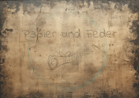 Designpapier "Dunkle Geheimnisse" // 8 Blatt // DIN A 4 // doppelseitig bedruckt // 110 g/m²