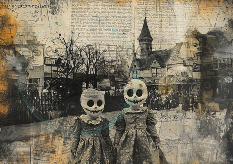 Paper set "Hully Night 2024" // Paper &amp; Feather