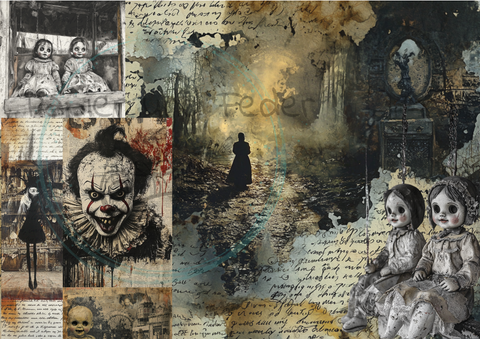 Paper set "Hully Night 2024" // Paper &amp; Feather