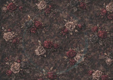 Designpapier "Dunkle Geheimnisse" // 8 Blatt // DIN A 4 // doppelseitig bedruckt // 110 g/m²