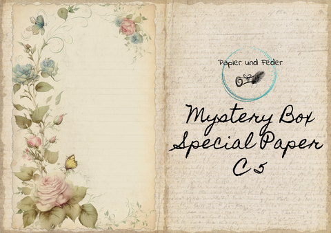 Papier & Feder "Mystery Box" - Papiersets Nrn. 1 - 5