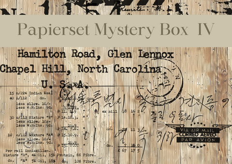 Papier & Feder "Mystery Box" - Papiersets Nrn. 6 - 10