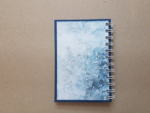 Notebook with ring binding "Cozy Winterland" // handmade by Melly 