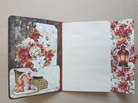 Notebook "Christmas Everywhere" // handmade by Melly 