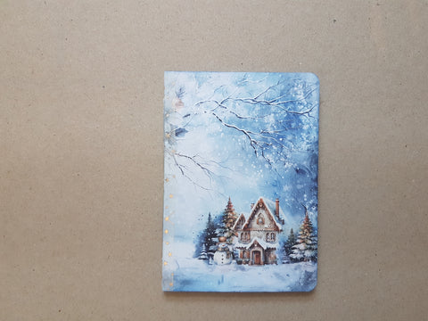 Notebook "Cozy Winterland" // handmade by Melly 